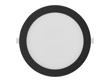 Zdjęcie: Panel LED wpuszczany Nexxo, okrągły, czarny, 18W, CCT EMOS