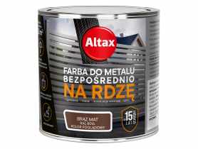 Farba do metalu 0,25 L brąz mat ALTAX
