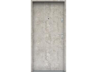 Zdjęcie: Drzwi wejściowe do mieszkań Bastion A-40 Beton naturalny 80 cm lewe ODO KR CENTER