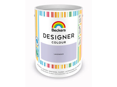 Zdjęcie: Farba lateksowa Designer Colour Lavender 5 L BECKERS