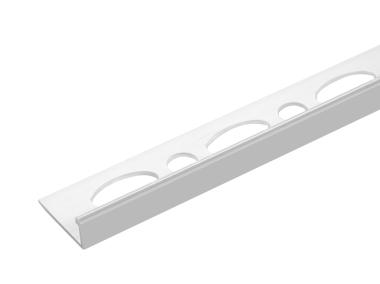 Zdjęcie: Profil do glazury PVC ozdobny 10 mm trójkąt 2,5 m biały CEZAR