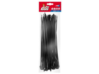 Zdjęcie: Opaski zaciskowe 3.6 x 300 mm, 100 szt. TOP TOOLS