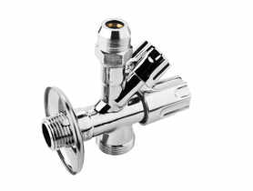 Zawór kątowy typu Kombi 3/8x1/2x3/4 KFA