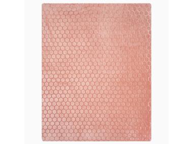 Zdjęcie: Koc pudrowy róż 150 x 200 cm Flano EUROFIRANY