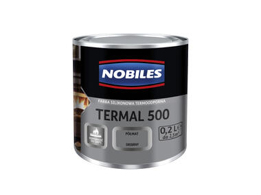 Farba silikonowa Termal 500 - 0,2 L srebrna NOBILES