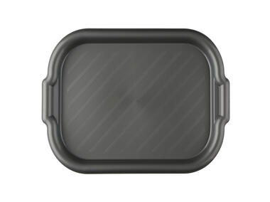 Zdjęcie: Taca prostokątna 39x27x2,5 cm srebrny ALTOMDESIGN