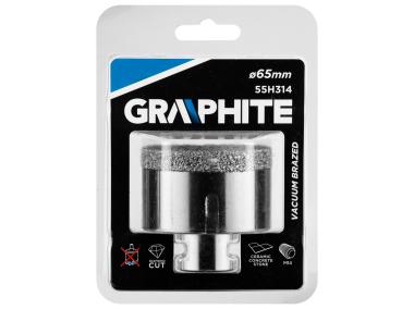 Zdjęcie: Otwornica diamentowa 65 mm x M14 GRAPHITE