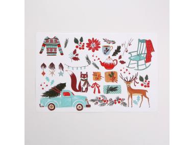 Zdjęcie: Mata stołowa Magia północy 28x43 cm multikolor wz2  ALTOMDESIGN