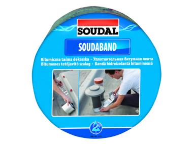 Taśma dekarska uszczelniająca Soudaband 7,5 cm brąz RAL8017 SOUDAL