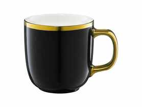 Kubek porcelanowy czarny Royal 330 ml AMBITION