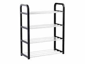 Półka na buty Intar czarny/metal TS INTERIOR
