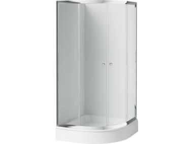 Zdjęcie: Kabina półokrągła 90 cm + Brodzik - komplet Cilantro NEO