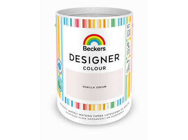 Zdjęcie: Farba lateksowa Designer Colour Vanilla Cream 5 L BECKERS