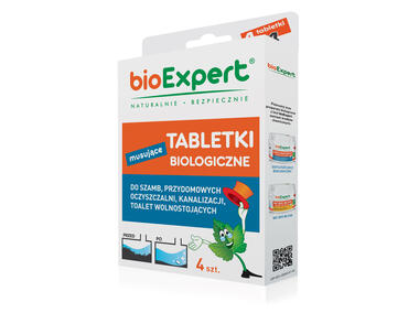 Zdjęcie: Tabletki biologiczne musujące 4 szt.  BIOARCUS
