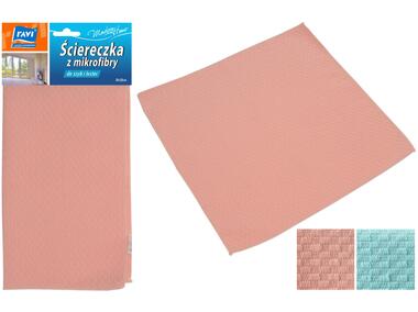 Zdjęcie: Ściereczka z mikrofibry do szyb i luster 30x30 cm Modern Home RAVI