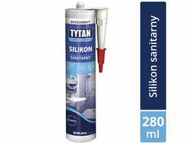 Silikon sanitarny bezbarwny 280 ml Euro-Line TYTAN