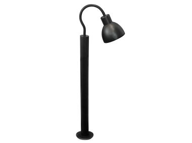 Zdjęcie: Lampa zewnętrzna Arne stojąca 100 cm E27 czarna POLUX