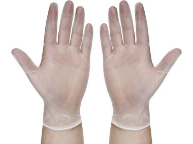 Zdjęcie: Rękawice winylowe medyczne białe 9 - 100 szt. PROFIX