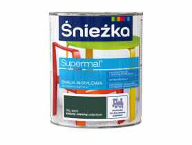 Emalia akrylowa Supremal RAL6005 zielony ciemny 0,8L ŚNIEŻKA