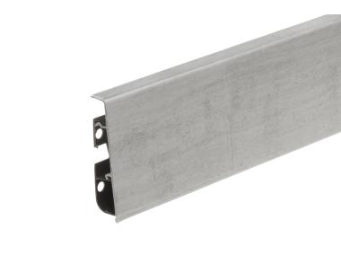 Zdjęcie: Listwa przypodłogowa PVC Hi Line Prestige 2,2x7,5 cm 2,50 m Goth Clear Mat CEZAR