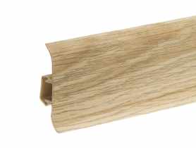 Listwa przypodłogowa PVC Premium Classic 22x59 mm; 2,20 m Dąb Kalifornijski Mat CEZAR