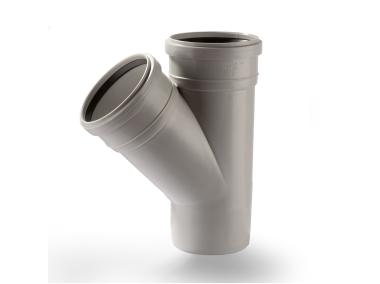 Zdjęcie: Trójnik kanalizacyjny 110/110 45 stopni Comfort Plus PIPELIFE