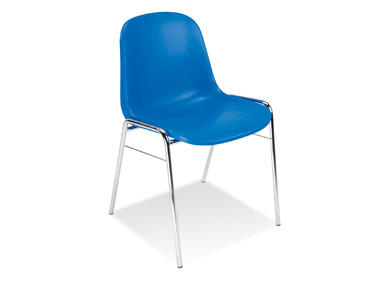Zdjęcie: Krzesło Beta chrome niebieskie NOWY STYL