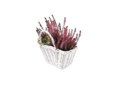 Zdjęcie: Koszyk z uchwytami 26x19x13/16/24 cm biały TIN TOURS