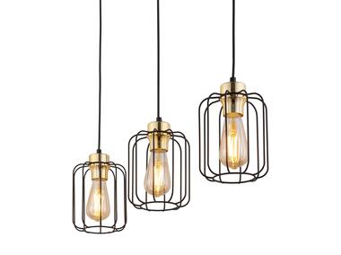 Zdjęcie: Lampa wisząca Galaxy New 3 x E27 czarna listwa 4716 TK LIGHTING