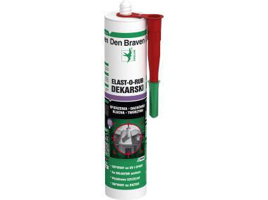 Uszczelniacz dekarski Elast-O-Rub ceglasty 280 ml DEN BRAVEN