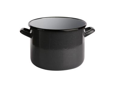 Zdjęcie: Garnek prosty 6,3 L - 22 cm szary nakrapiany SILESIA