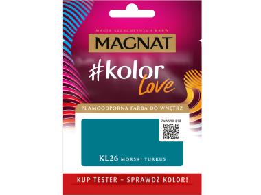 Zdjęcie: Farba kolorLove test KL26 morski turkus 25ml MAGNAT