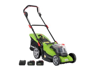 Zdjęcie: Kosiarka akumulatorowa 2x20V 40cm 4garden AM4122S KRYSIAK