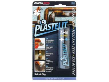Zdjęcie: Kit metalowo epoksydowy, plastelit 50 g PROFIX