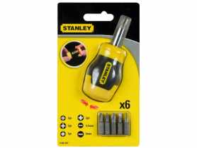 Wkrętak multibit krótki +7 końcówek STANLEY