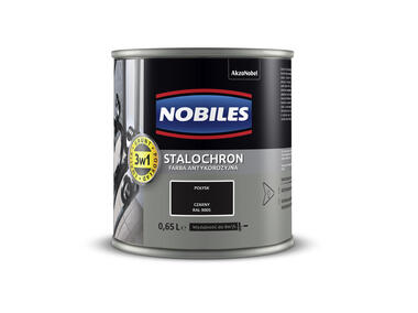 Farba antykorozyjna Stalochron 0,65 L czarny NOBILES