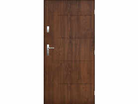 Drzwi zewnętrzne oslo  orzech 90p kpl SEDRO