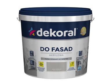 Zdjęcie: Farba fasadowa lekko popielaty 5 L Polinit DEKORAL
