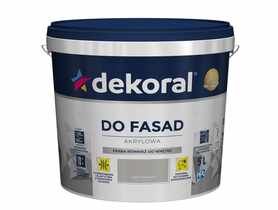 Farba fasadowa lekko popielaty 5 L Polinit DEKORAL