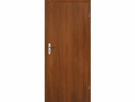 Drzwi wewnętrzne 60 cm prawe pełne gładkie orzech lakierowany VOSTER