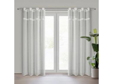 Zdjęcie: Firana gotowa Keli 140 x 250 cm biały EUROFIRANY