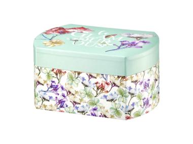 Zdjęcie: Pudełko tekturowe z lusterkiem 16,5x8,5 cm kwiaty AMBITION