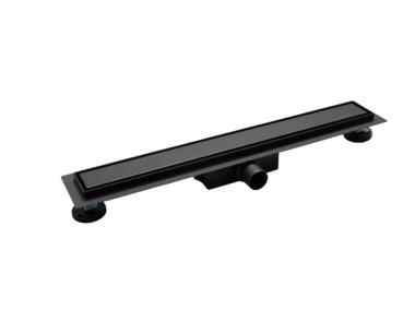 Zdjęcie: Odpływ liniowy dwustronny czarny Duplex Black Next (pod płytkę / Virgin) - 50 cm BALNEO