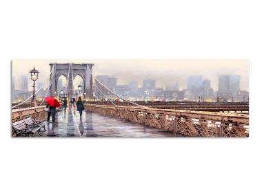 Zdjęcie: Obraz Canvas Watercolor 4 45x140 cm St400 New York Bridge 
STYLER