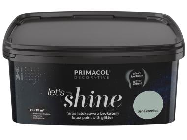 Zdjęcie: Farba dekoracyjna z brokatem Lets Shine San Francisco 2 L PRIMACOL DECORATIVE