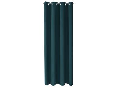 Zdjęcie: Zasłona gotowa Logan 135x250 cm petrol EUROFIRANY