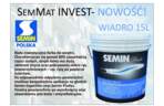 Sem Mat Invest - biała inwestycyjna farba do wnętrz
