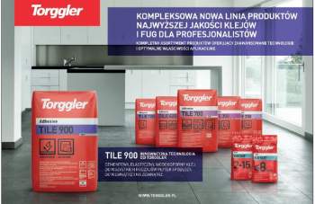 TORGGLER - Kompleksowa nowa linia klejów i fug dla profesjonalistów