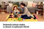 VELUX - Doskonala izoalcja cieplna w oknach 3-szybowych
