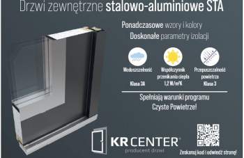 KR CENTER - Drzwi zewnętrzne stalowo-aluminiowe STA